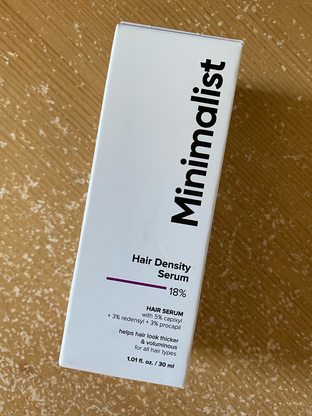 Minimalist Hair Density Serum, New and Unopened